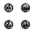 Twilight 4 Pin Button Set Edward with Bella-Alice-Jacob-Cast Image