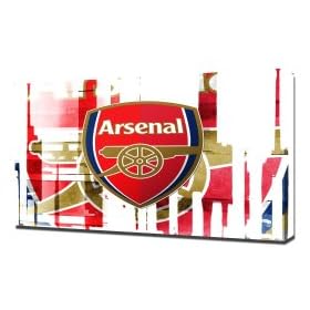 Arsenal-1 - Canvas Art Print - Framed Size 16"x24" - Premium Quality Canvas - Professionally Gallery Wrapped On A 2" Deep Chunky Frame - Ready To Hang