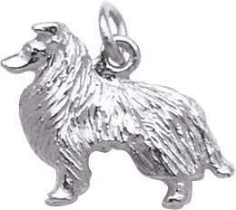 Childrens Toyshop  Jewelry : Collie Charm by Rembrandt Charms