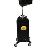 Crew Chief Self-Evacuating Portable Oil Drain with Auto Check - 25 Gallons, Model# JDI-25HDC