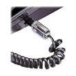 Softalk, LLC Products - Phone Untangler, Rotates 360 Degrees, Black/Clear - Sold as 1 EA - Escape the tangled phone problem. Phone cord detangler rotates 360 degrees so you don't have worry about knots and twists anymore. Gold-plated metal contacts prevent any quality loss of the sound. U.L. approved.