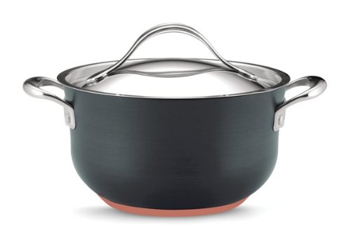 Anolon Nouvelle Copper Hard Anodized Nonstick 4-Qt. Covered Casserole