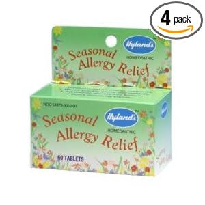 Hyland's Seasonal Allergy Relief, 60 Tablets (Pack of 4) by Hyland's Homeopathic