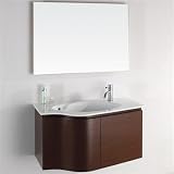 Aldo 36 Modern Bathroom Vanity Set by Wyndham Collection - Iron Wood