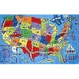 Fun Time Travel Fun 39x58 Play Time Nylon Area Rug FT-133 3958