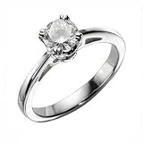 0.75CT ROUND DIAMOND SOLITAIRE ENGAGEMENT RING 14k GOLD