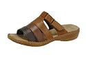 Rieker Regina 60859-27, Damen Clogs & Pantoletten, braun, (testadimoro/kaschmir/noce 27)