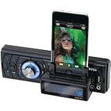 BOSS AUDIO 754DI SOLID STATE MP3 RECEIVER WITH SLIDE-OUT IPOD DOCKING STATION (NO BLUETOOTH)