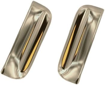 Coast To Coast CCIDH68128V2 Chrome Door Handle Cover Rear Door Levers Only Without Passenger Side Keyhole - Pack Of 2