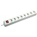 Brennenstuhl ECO Line Steckdosenleiste (8-fach, 3,0 m) wei�