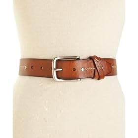 Click here to buy Fossil Topstitch Leather Belt by Fossil.