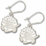 Toronto Raptors Sterling Silver Dangle Earrings
