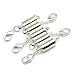 5 Silver Plated Beads Magnet Magnetic Clasps Findings 6mm For Jewelry Making DIY