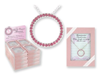 BREAST CANCER AWARENESS Pink Infinity Circle 