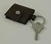 BROWN LOCKET KEY CHAIN W/ FRAME & MIRROR.