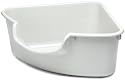 Smart Cat Litter Box Corner Gray 18 x 18 x 9 Inch