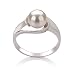 Clare White 6-7mm AAA Freshwater Sterling Silver Pearl Ring Image