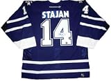 Matt Stajan Autographed/Hand Signed Toronto Maple Leafs Pro Jersey
