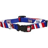 New York NY Giants NFL Pet Collar Adjustable 5/8 Web (Small)