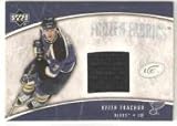2005-06 Upper Deck Ice Frozen Fabrics #FFKT Keith Tkachuk - St. Louis Blues (Piece of Authentic Jersey ) (Hockey Cards)