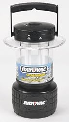 Rayovac SP8D Black Sportsman 8D Area Lantern with Twin Fluorescent Bulbs