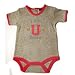 I Love U Forever Girls Bodysuit, Grey- Available in Various Sizes Image