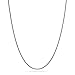 Bling Jewelry 1mm Oxidized Sterling Silver Bali Style Rope Chain
