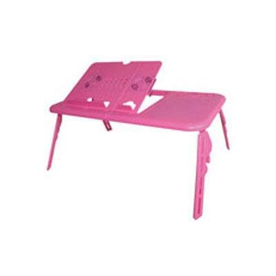 Buy Laptop Table with fan Pink