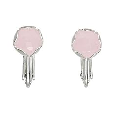 Pilgrim Damen-Ohrclips Versilbert, Pink 485-703