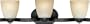 Quoizel NS8603HO Norris 7-Inch 3-Lights Bath Fixture with Frosted Cirrus Glass, Harbor Bronze