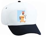Arabic Caricature White Cap