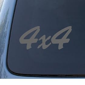 4 X 4 - Car, Truck, Notebook, Vinyl Decal Sticker #1000 | Vinyl Color: Silver