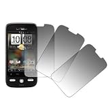 3 Pack of Premium Crystal Clear Screen Protectors for HTC Droid Eris [Accessory Export Packaging]