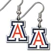 Arizona Wildcats Enameled Zinc Logo Earrings - NCAA College Athletics Fan Shop Sports Team Merchandise