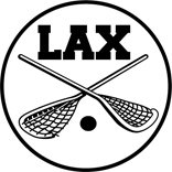 Round Lacrosse Magnet