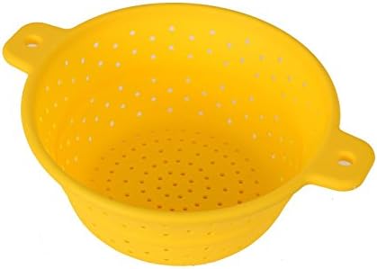 GHMZ Folding Silicone Pasta Strainer