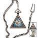Masonic See Eye Triangular Pocket Watch