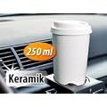 Rosenstein & S�hne Keramikbecher "Coffee To Go" + Silikon-Trinkdeckel