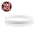 GOGO 100 Pcs Thin Silicone Wristbands for Adults, 1/5