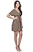 Caftan V-Neck Beach Summer Kimono Sleeve Sexy Mini Dress