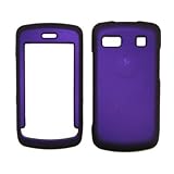 Purple Rubberized Snap-On Cover Hard Case Cell Phone Protector for LG Xenon ....
