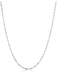 Duragold 14k Gold Singapore Chain Necklace (1.35mm)