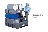 Spill Containment Sump Dispensing Shelf