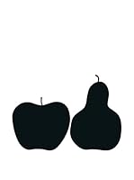 Danese Colgante decorativo La Mela E La Pera Negro