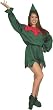 Adult Women's Jester Elf Costume (Sz:Medium 8-10)