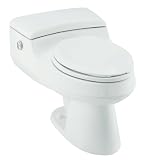 KOHLER K-3393-0 San Raphael Comfort Height Elongated One-Piece Toilet, White