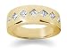 0.7 ctw. Woman's Princess Diamond Wedding Band in 18K Yellow Gold