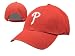 Philadelphia Phillies MLB Adult Red Garment Wash Adjustable Baseball Cap / Hat