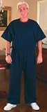 Mens Anti Strip Jumpsuit with Snap