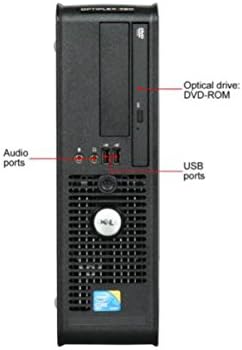 Dell Optiplex SFF High Performance Business Desktop Computer PC (Intel Dual-Core Processor up to 3.0GHz, 8GB DDR3 RAM, 750GB HDD, DVDRW, Windows Professional) (Certified Refurbished)